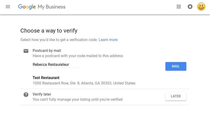 Paso 1: Editar menú de restaurante en Google My Business. Parte 2.